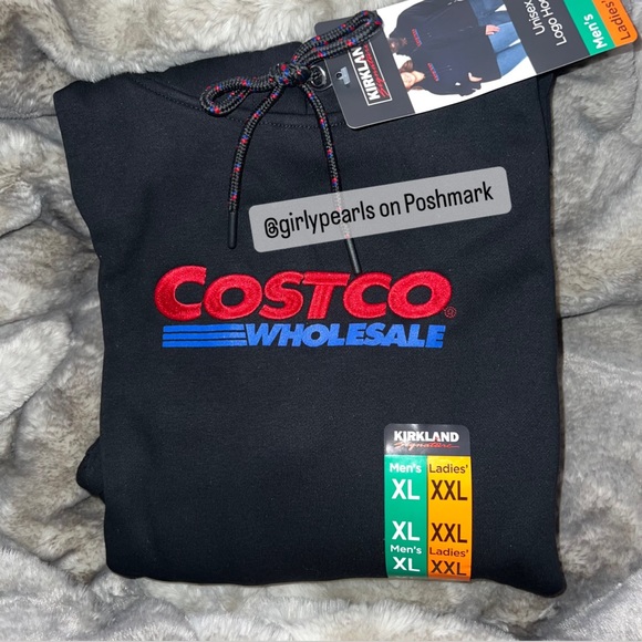 Kirkland Signature Costco Logo Unisex Hoodie Sweatshirt NEW - Picture 1 of 10